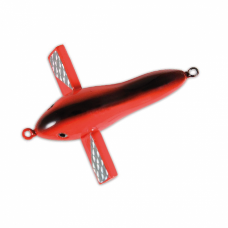 Sele Air Fish 15 cm. avion de pêche à la traîne en bois