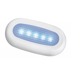 Lampe de courtoisie à DEL sans encastrement frontal en plastique