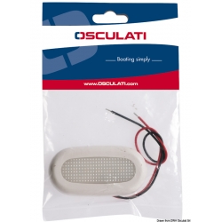 Lampe de courtoisie à DEL sans encastrement frontal en plastique 2