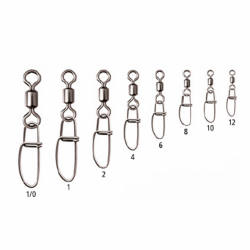 Sele Swivel avec mousqueton extra fort No. 1 pour la pêche 2