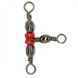 Sele T-swivel 10x12 avec des perles pour les extrémités des drapeaux