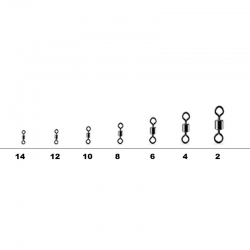 Sele Rolling Swivel Extra Strong No. 2 pour la pêche 2