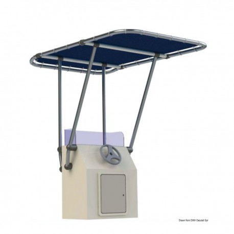 T-Top professionnel en aluminium - Hauteur 200 cm.