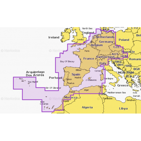 Cartographie Navionics Platinum+ avec support SD/Micro SD
