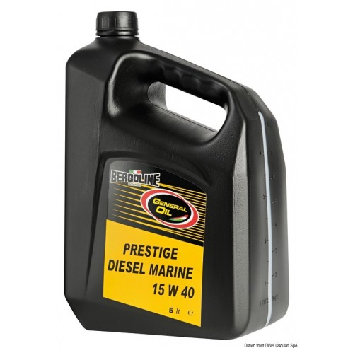 4T Prestige Diesel Marine Engine Oil 15W-40 5 litres - Bergoline