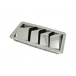 Prise d'air en acier inoxydable mm. 210x112