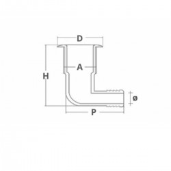 Décharge à la mer - courbée à 90 2