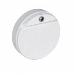 Clapet anti-retour en plastique blanc