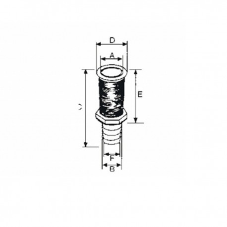 Drainage à la mer en PVC avec raccord de tuyau
