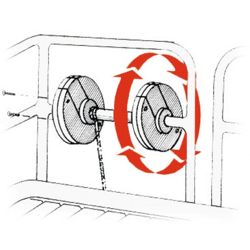 Tambour de corde en plastique renforcé