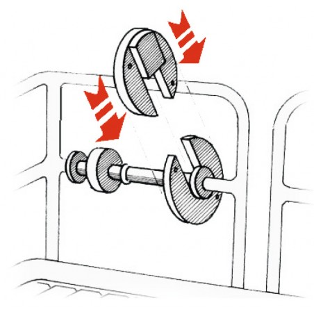 Tambour de corde en plastique renforcé