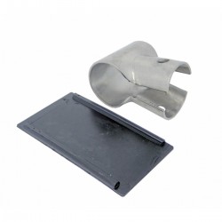 Raccord en T ouvert en acier inoxydable 2