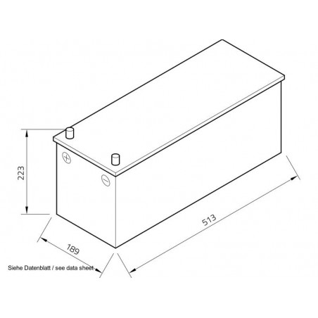 Exide Equipment GEL 12 V 120 Ah Batterie de démarrage et de service ES1350