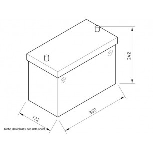 Exide Equipment GEL 12 V 85 Ah batterie de démarrage et de service ES950 2