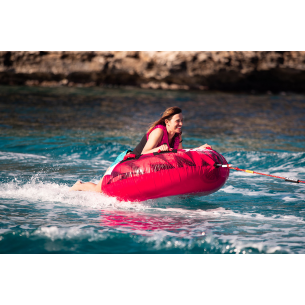 Jobe Rumble Hot Pink 1P Gonflable Remorquable