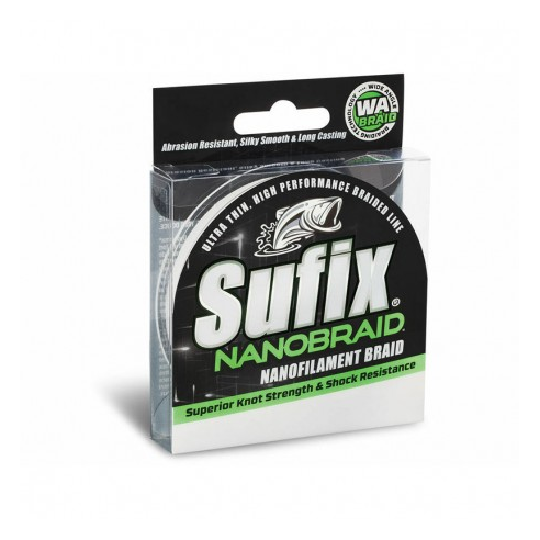 Sufix Nanobraid 0.04 MM. trecciato da 100M chartreuse