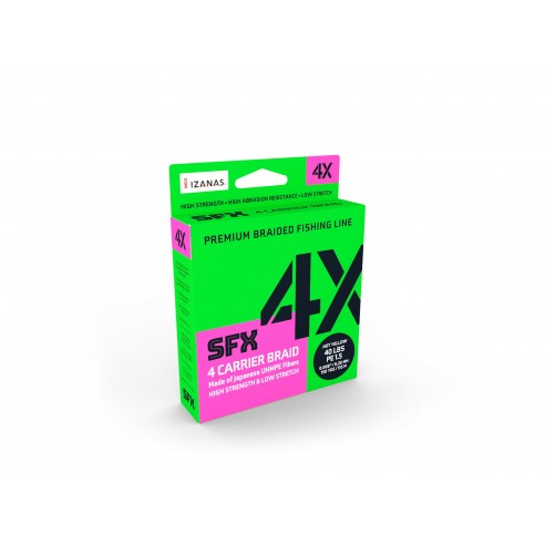 Sufix SFX 4X 0.128 MM. trecciato da 135M hot yellow