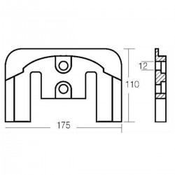 Kit d'anodes en aluminium pour les moteurs Mercruiser Bravo III 2