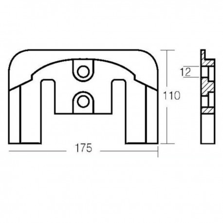 Kit anode en aluminium pour les moteurs Mercruiser BravoI de 1998 à aujourd'hui