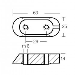 Kits d'anodes en aluminium pour moteurs hors-bord Yamaha 40-60 CV 2