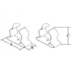 Clip de rame en acier inoxydable 2