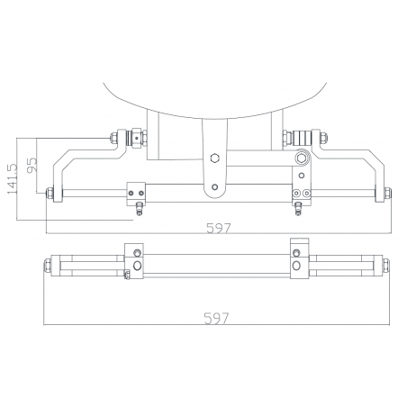 Kit de direction hydraulique pour moteurs hors-bord jusqu'à 100 CV - Seafirst