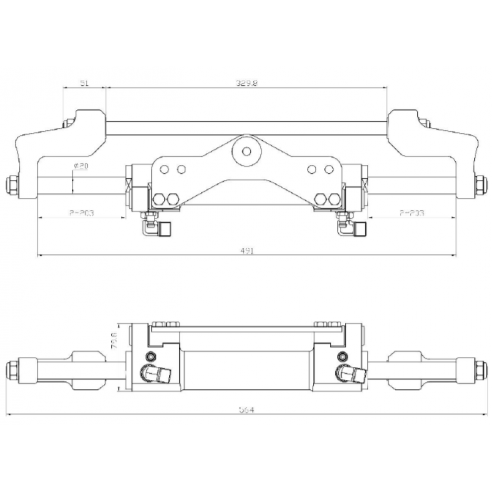 Kit de direction hydraulique pour moteurs hors-bord haute performance jusqu'à 350 CV - Seafirst