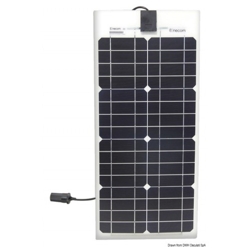 Pannello solare flessibile da 20 Wp 620 x 272 mm. - Enecom