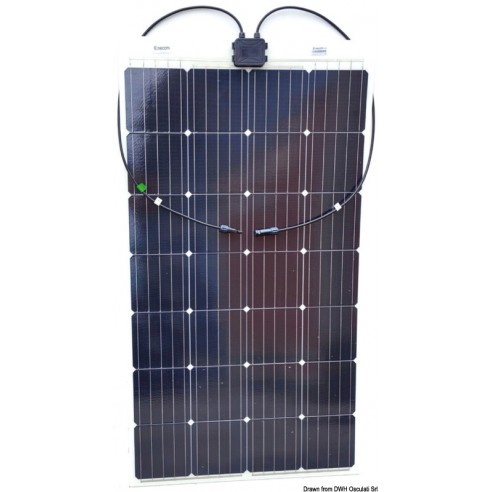 Pannello solare flessibile da 140 Wp 1194 x 660 mm. - Enecom