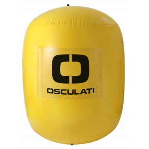 Bouée de course cylindrique jaune Ø 150 cm. - Observez-vous
