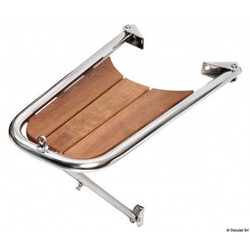 Bateau dauphin en acier inoxydable et teck 680x395x280 mm. - Osculati