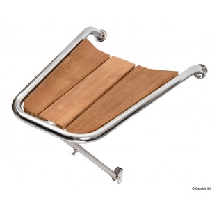 Bateau dauphin en acier inoxydable et teck 750x500x330 mm. - Osculati