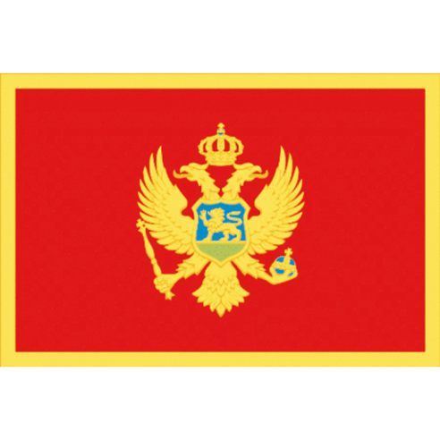 Bandiera Montenegro in tessuto - Adria Bandiere