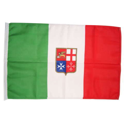 Drapeau en tissu de la marine marchande italienne - Drapeaux Adria