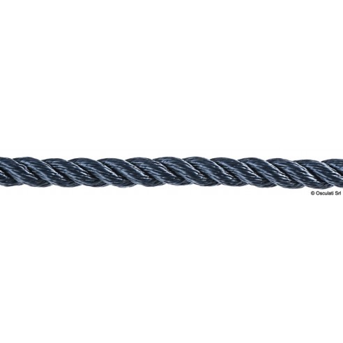 Amarre en polyester bleu Ø 6 mm. 200 m. - Osculati