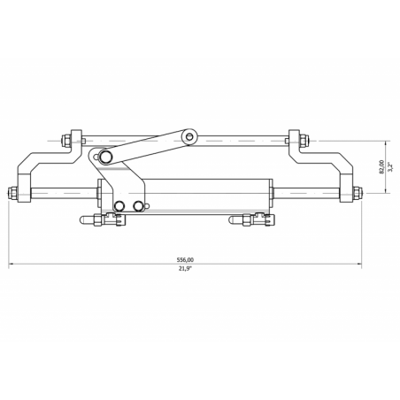 Kit de timonerie hydraulique GF150BRT - Mavi Mare