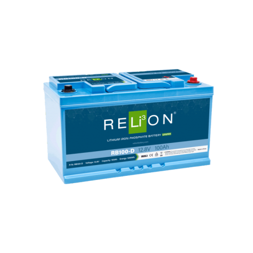 RB-100D Batterie au lithium 12 V 100 Ah pour le démarrage et les services - Relion