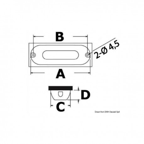 Éclairage sous-marin à LED pour les plateformes de baignade, les miroirs de tableau arrière et les coques et cockpits