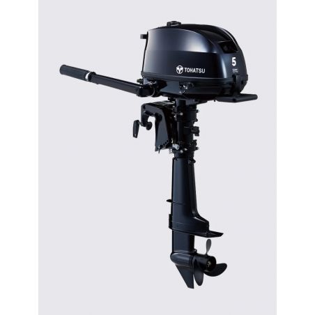 Moteur hors-bord Tohatsu MFS 5 CV avec réservoir interne et barre franche