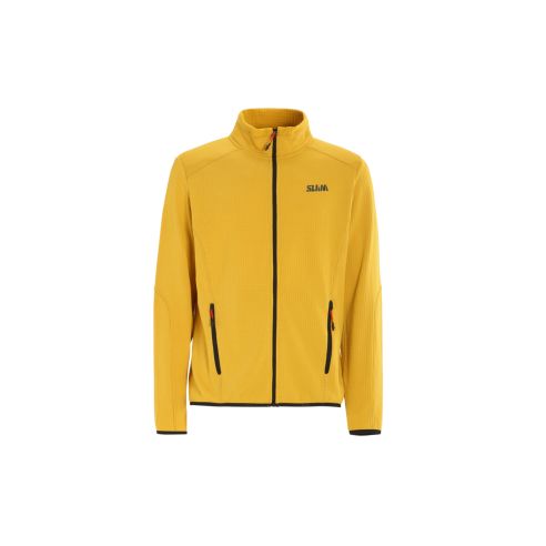 Act Grid Fleece ocher - Slam