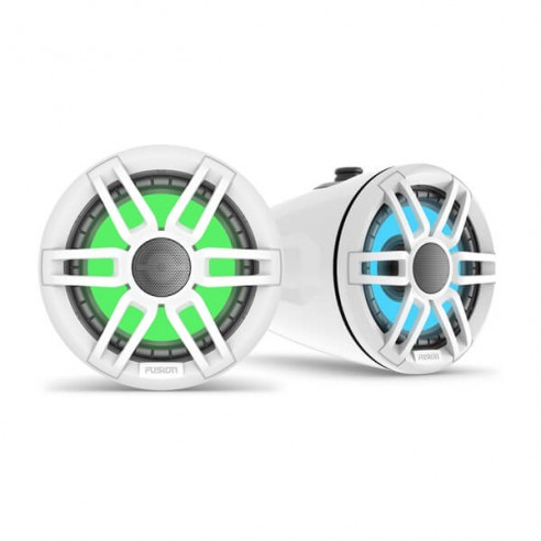 Haut-parleurs de tour de wake XS Sport RGB blanc - Fusion