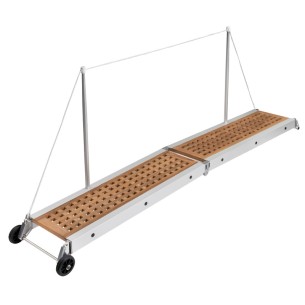 Passerelle pliante en bois de 210 cm avec chandelles - Osculati 2