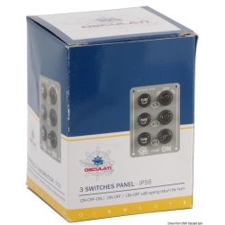 Panneau électrique en aluminium gris 2