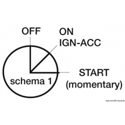 Clé de démarrage en nylon étanche à l'eau 2