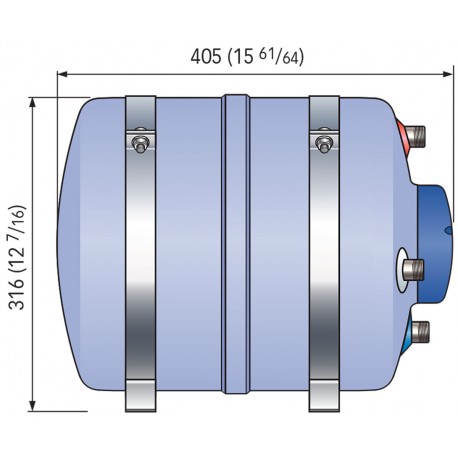 Chaudière Nautic Quick B3 en acier inoxydable AISI 316