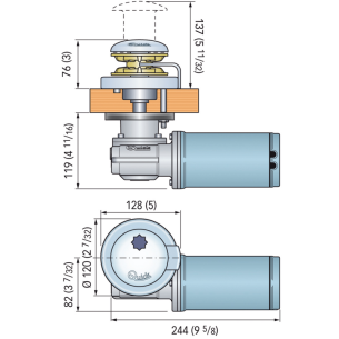 Guindeau RIDER 3500 W ⌀ 6 mm. 12 V - Rapide 2