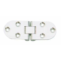 Charnière en acier inoxydable avec arrêt mm.80X30