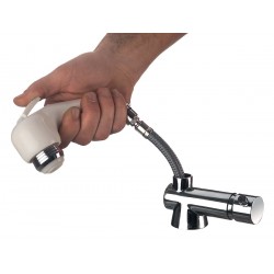 Mitigeur monocommande avec douchette à levier et flexible 2