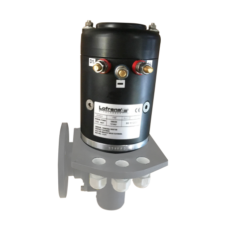 Moteur électrique 1000W 12V-3M B14 - Lofrans'.